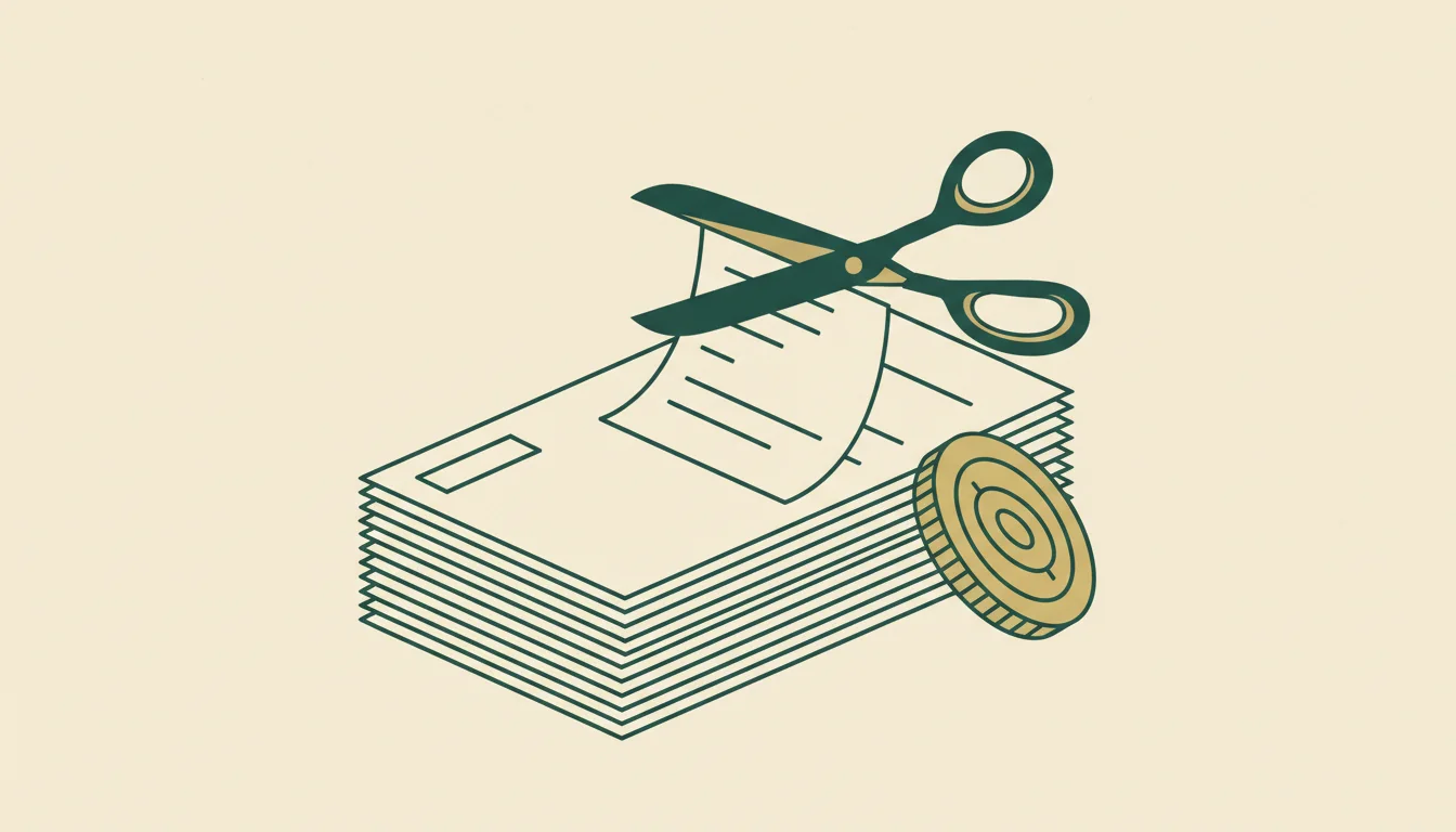 Stack of unpaid invoices on a desk